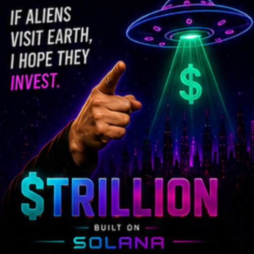 TRILLION alien investors sticker