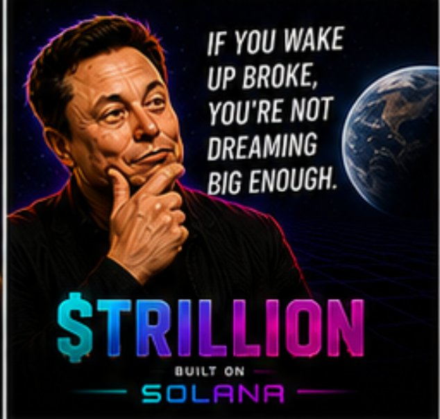 Elon Musk TRILLION dream bigger sticker