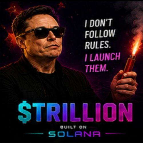 Elon Musk TRILLION launch them sticker