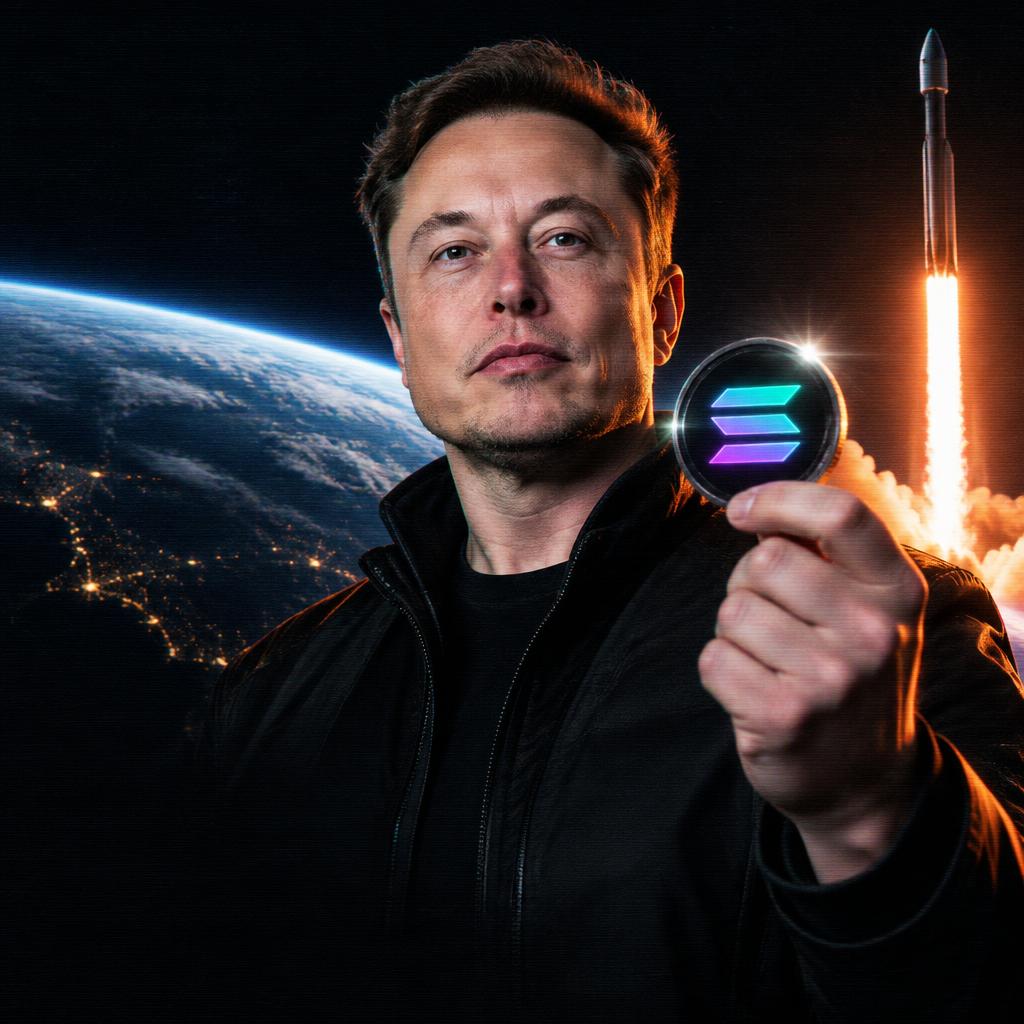 Fund it with SOL with Elon Musk