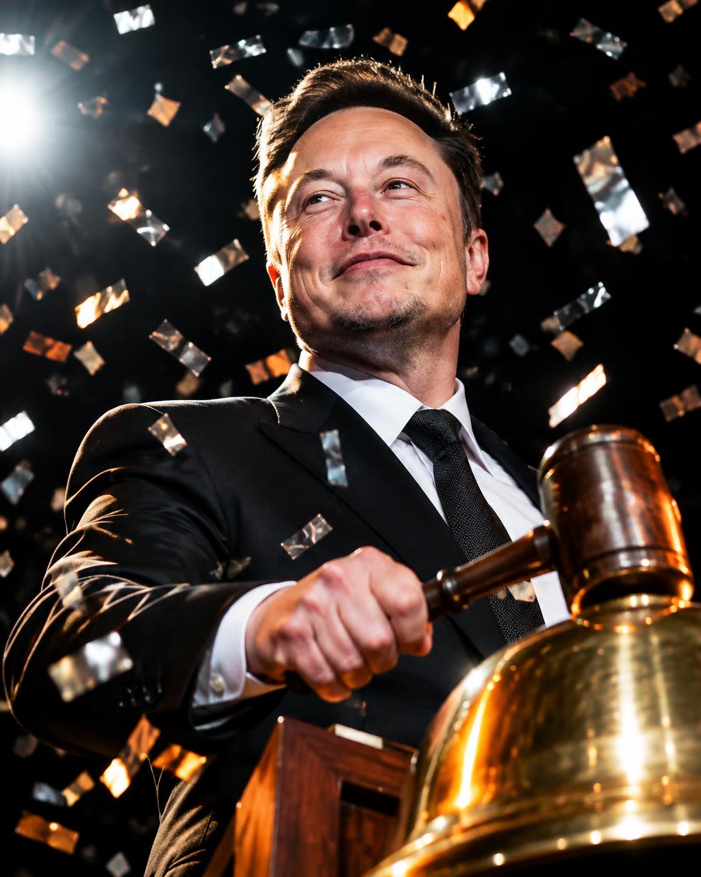 THE FIRST CROSSING: Elon Musk timeline artwork