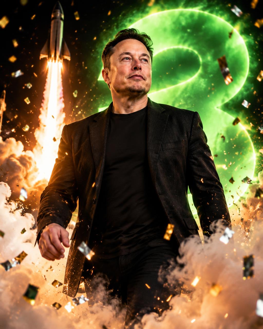 THE RETURN: Elon Musk timeline artwork